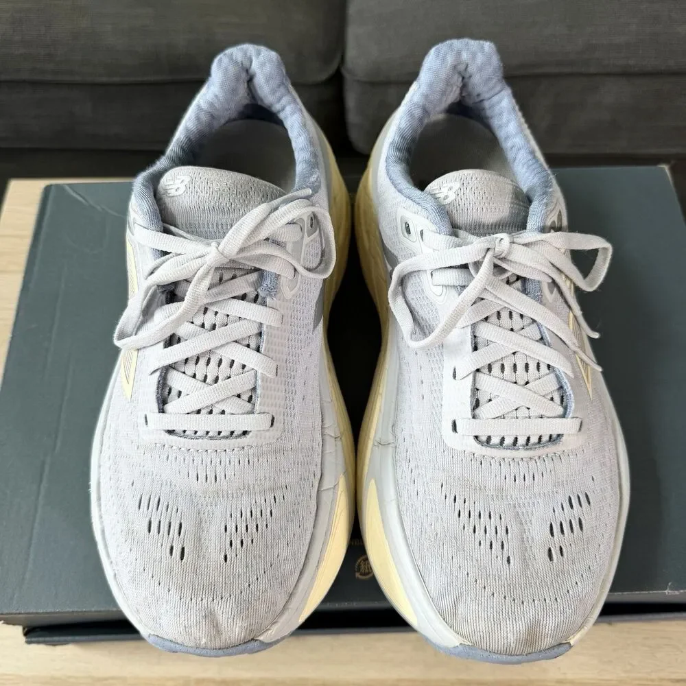 New Balance Fresh Foam X More V5 Running Sneakers Grey Blue Women's Size 8